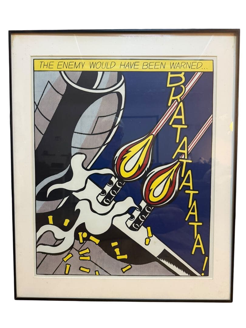 額装 ロイ・リキテンスタイン As I Opened Fire 3枚組SET