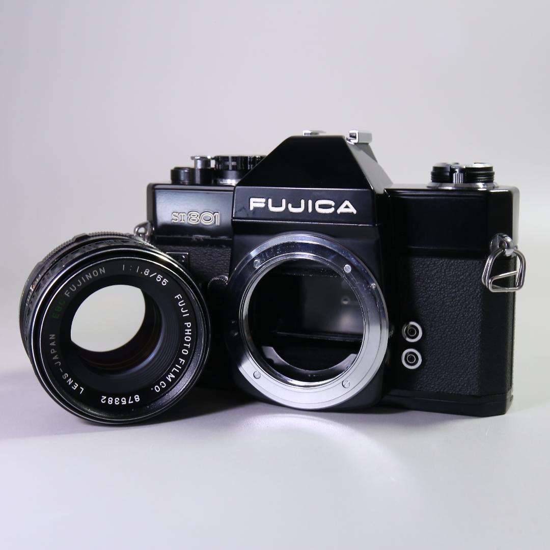 ☆完全動作☆ FUJICA ST801 EBC 55mm F1.8　＃388