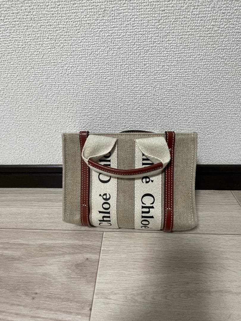 Chloé キャンバス ショルダーバッグ