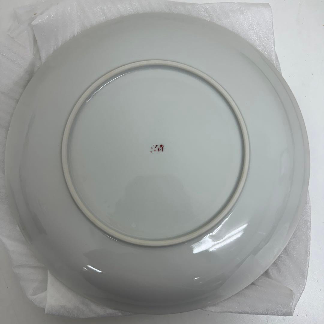 【美品】九谷焼　武腰潤　泰山窯　人間国宝　川蝉　大皿