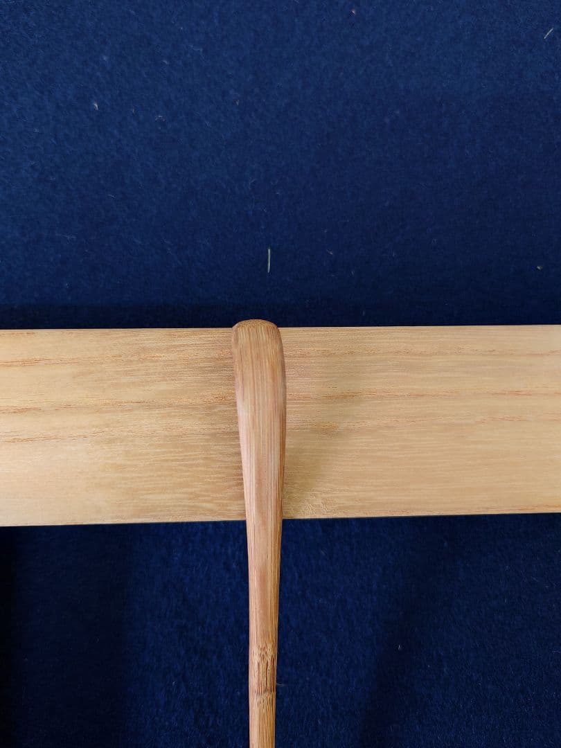 雪山共筒茶杓「紅葉」「せせらぎ」　共箱