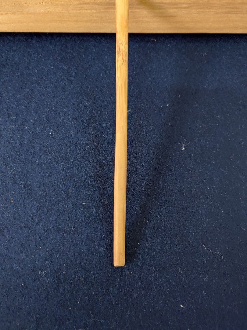 雪山共筒茶杓「紅葉」「せせらぎ」　共箱