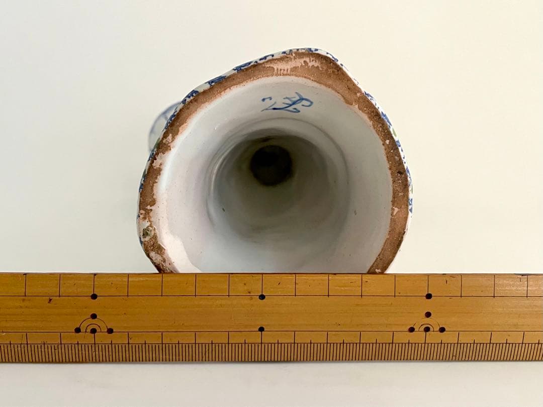 フランス アンティーク 陶器製 女性像 ボウル付き