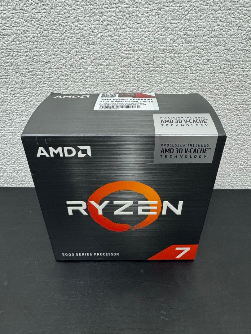 CPU AMD AM4 Ryzen 7 5700X3D 8コア BOX