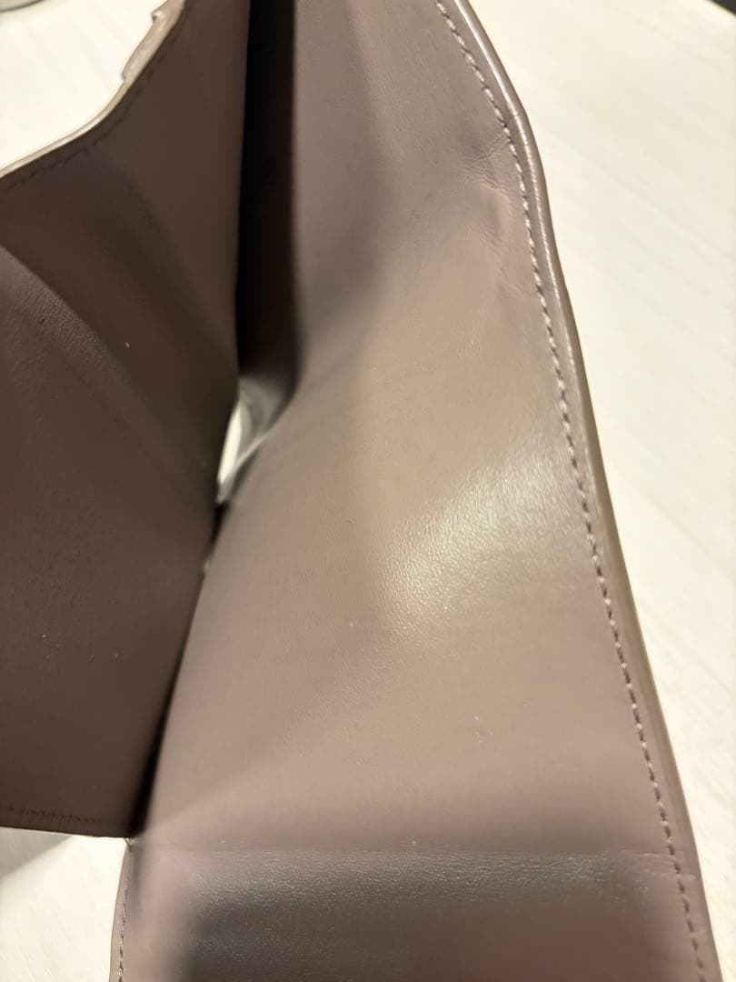 s*様 CELINE (セリーヌ) トリオンフ コンパクトウォレット グレージュ