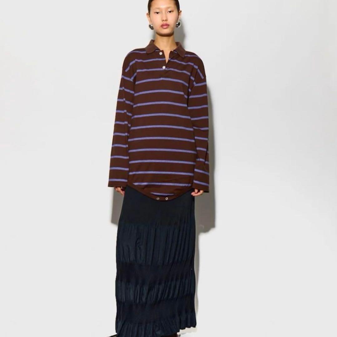 トップス tanc tokyo STRIPE POLO ROMPERS