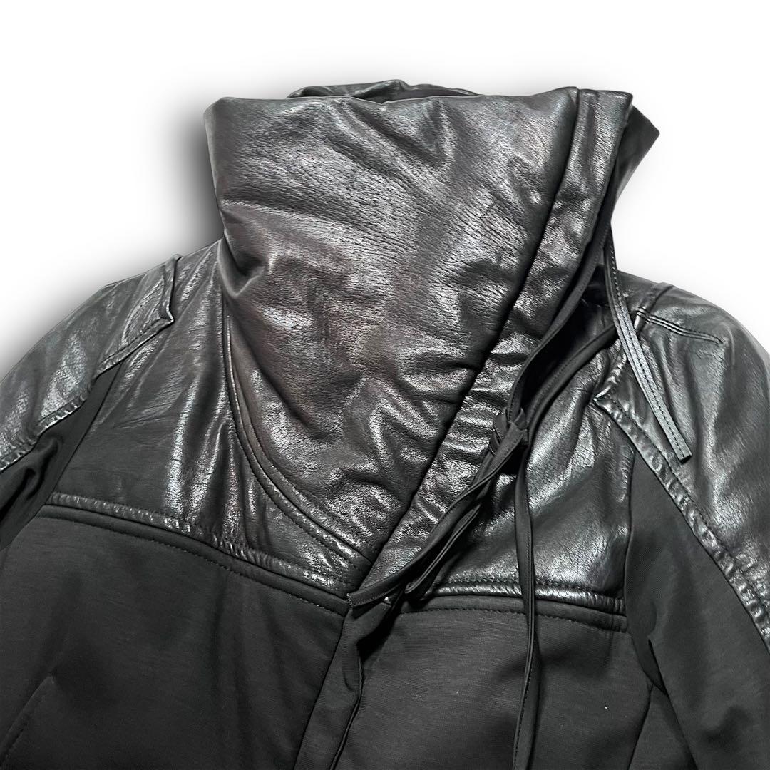 ジャケット・アウター ILARIA NISTRI Switching leather coat