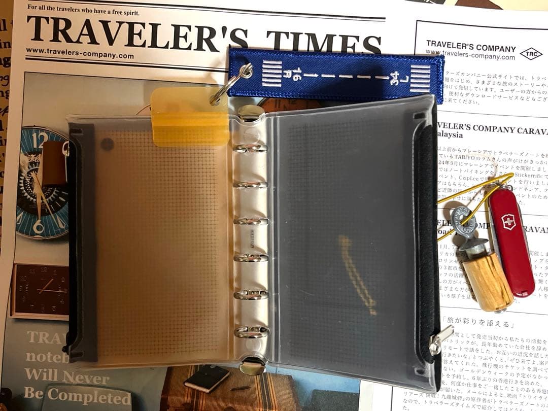 トラベラーズノートシステム手帳化カスタマイズ