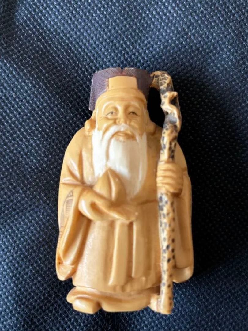 マンモス　極上 七福神　置物　89g