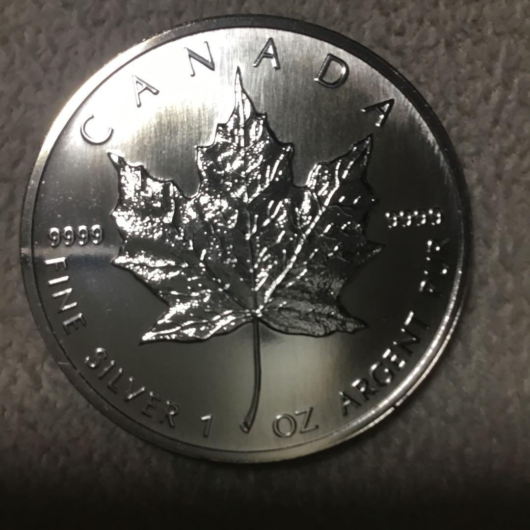 1996年 5ドル 銀貨 メープルリーフ(カナダ)