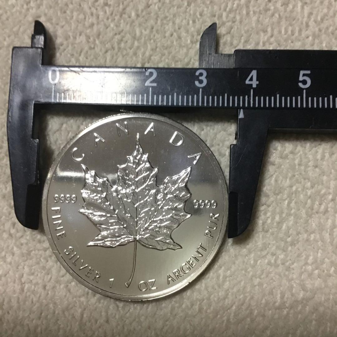1996年 5ドル 銀貨 メープルリーフ(カナダ)
