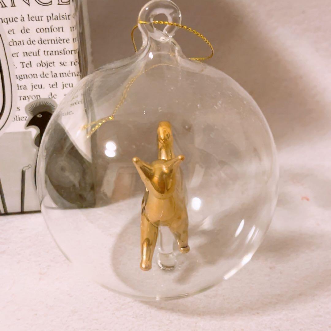 ☆未使用☆ ディプティック キャット ガラスボール オーナメント