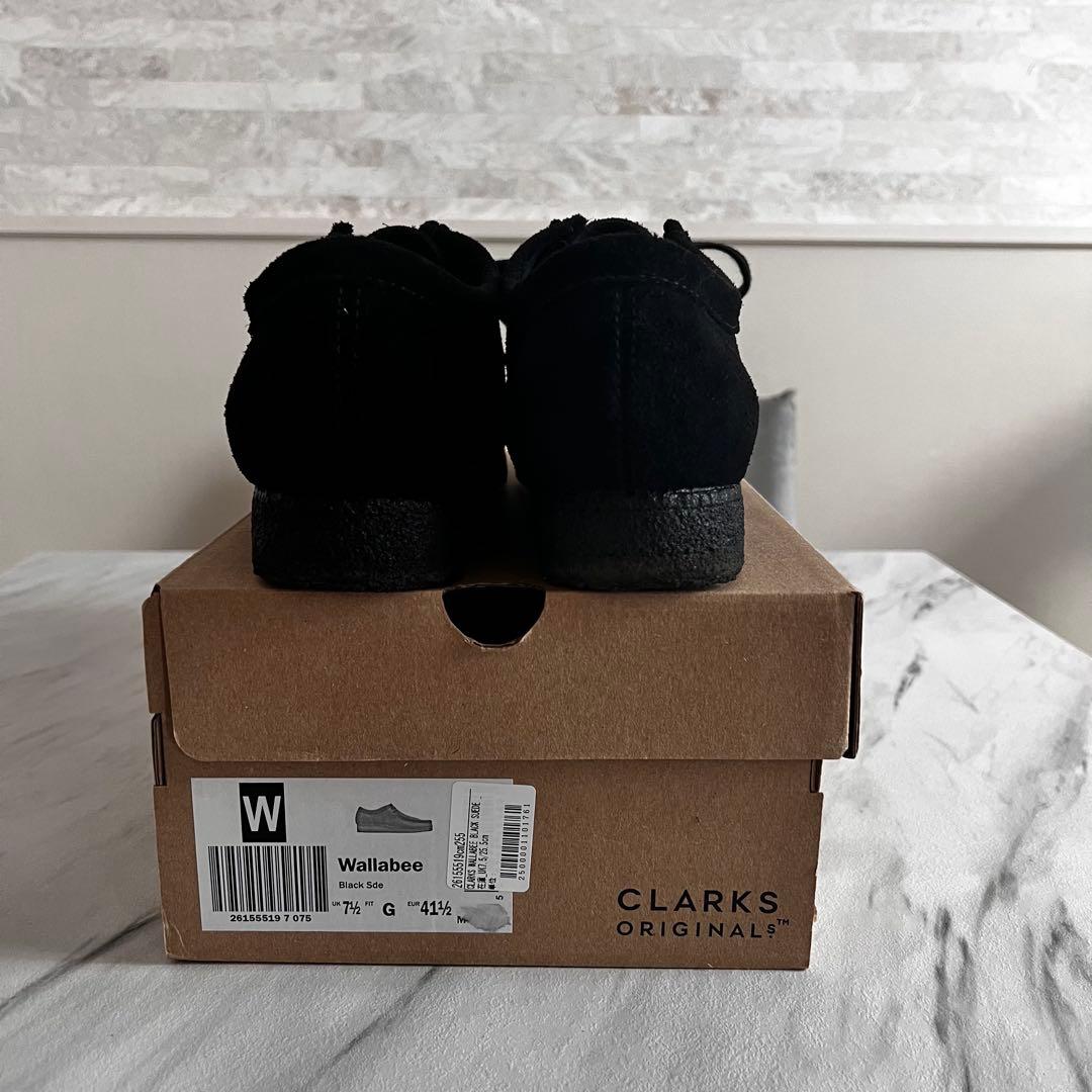 クラークス ワラビー　BLACK