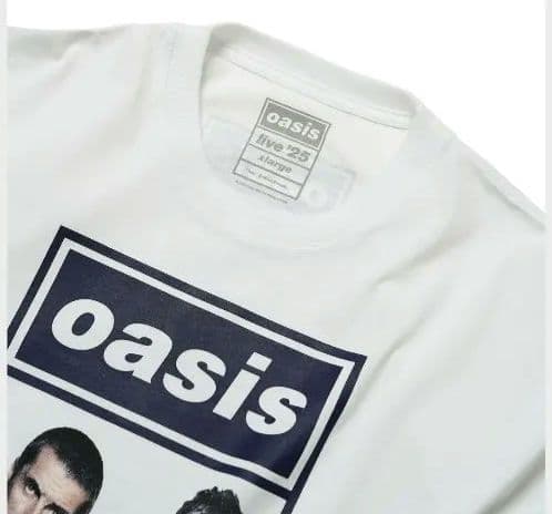 oasis live '25 Tシャツ XL ホワイトUKデザイン 新品未使用