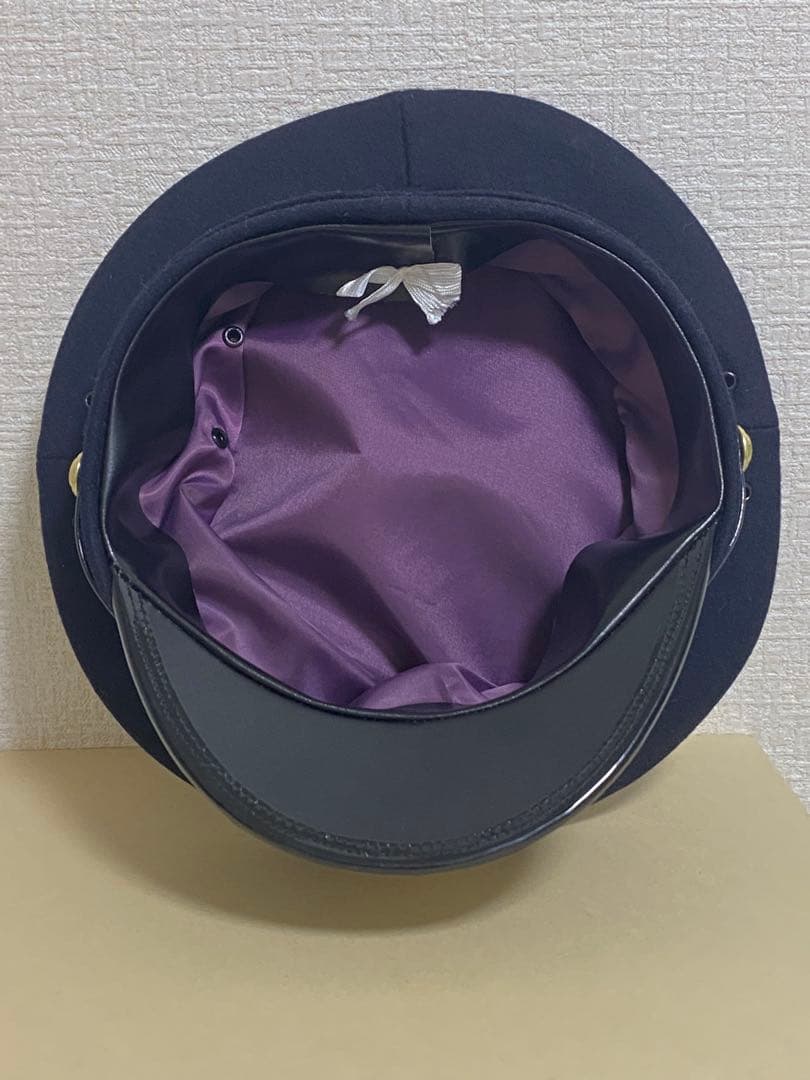 大日本帝国海軍　士官軍帽　制帽　56cm 複製品 日覆付　日本軍