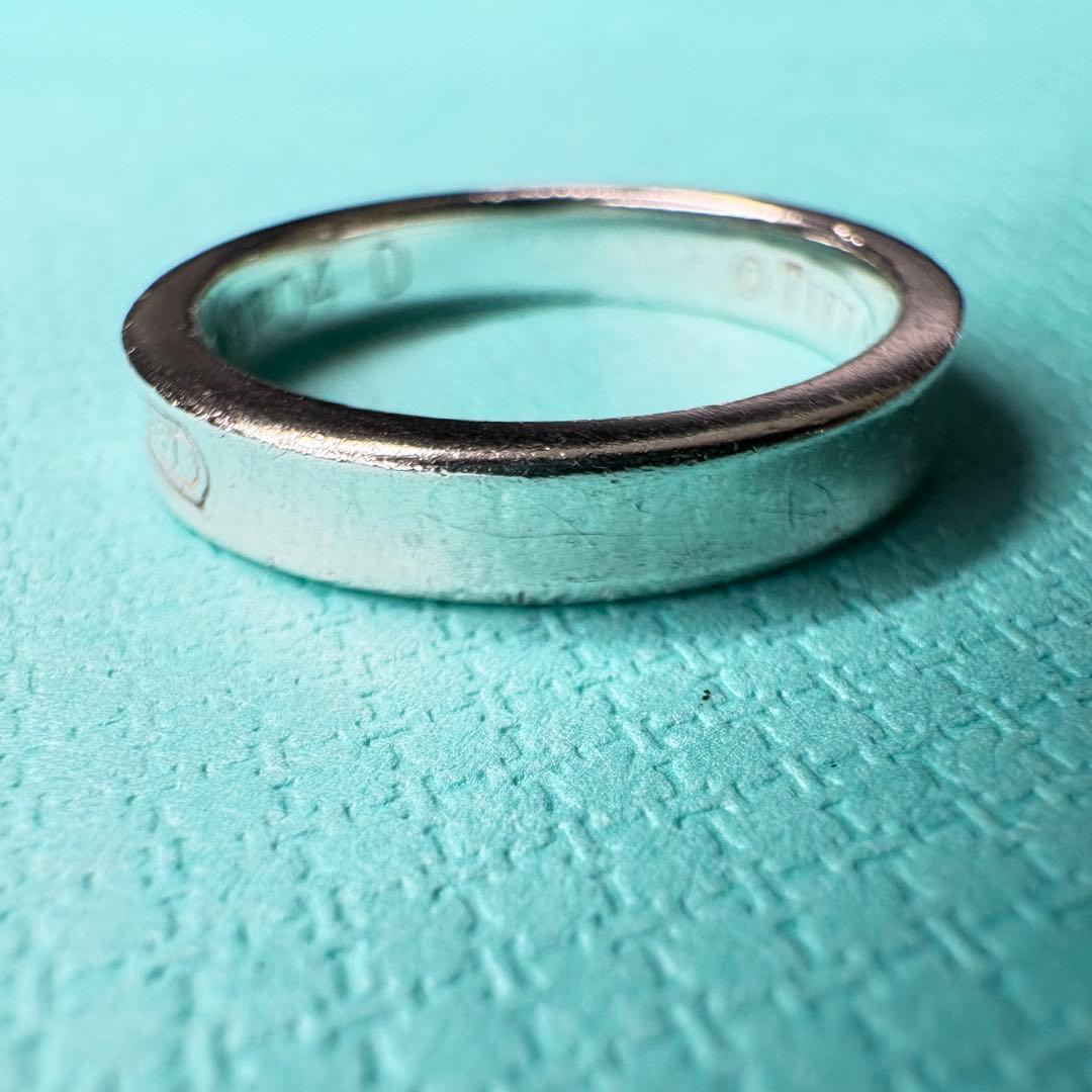 【美品】約19号 ティファニー Tiffany ナロー 1837リングSV925