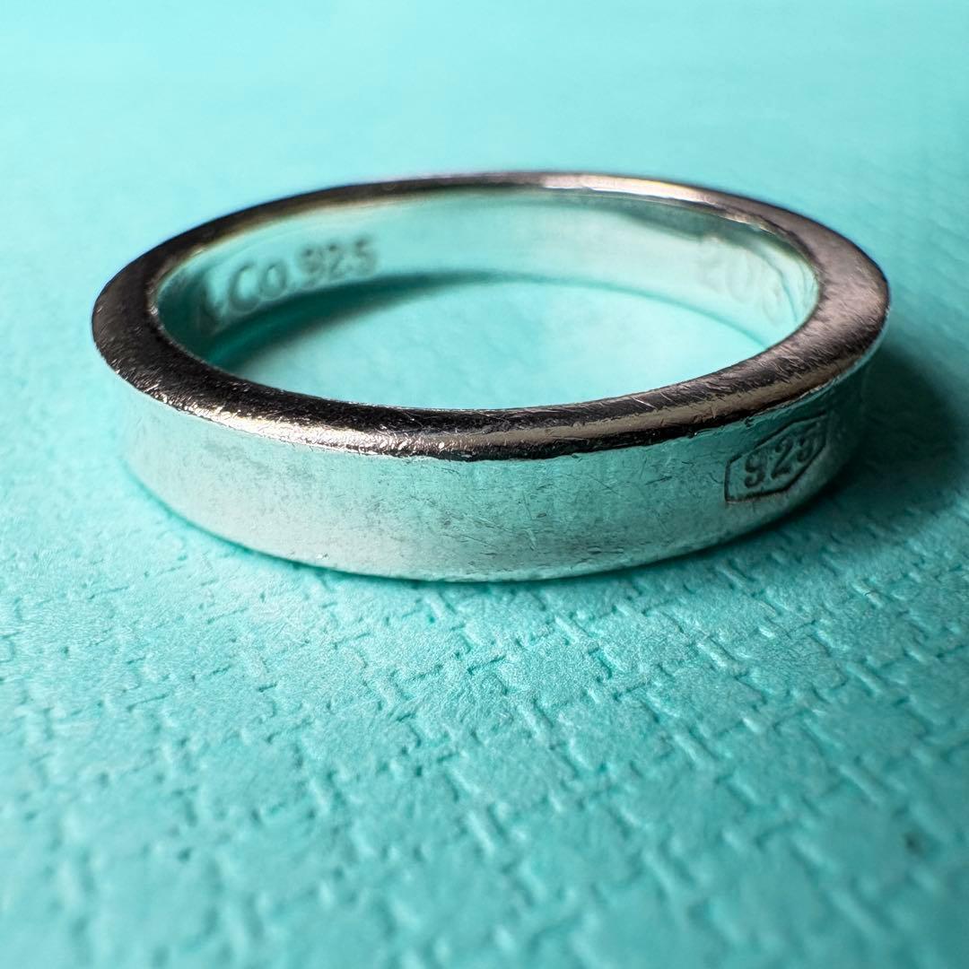 【美品】約19号 ティファニー Tiffany ナロー 1837リングSV925
