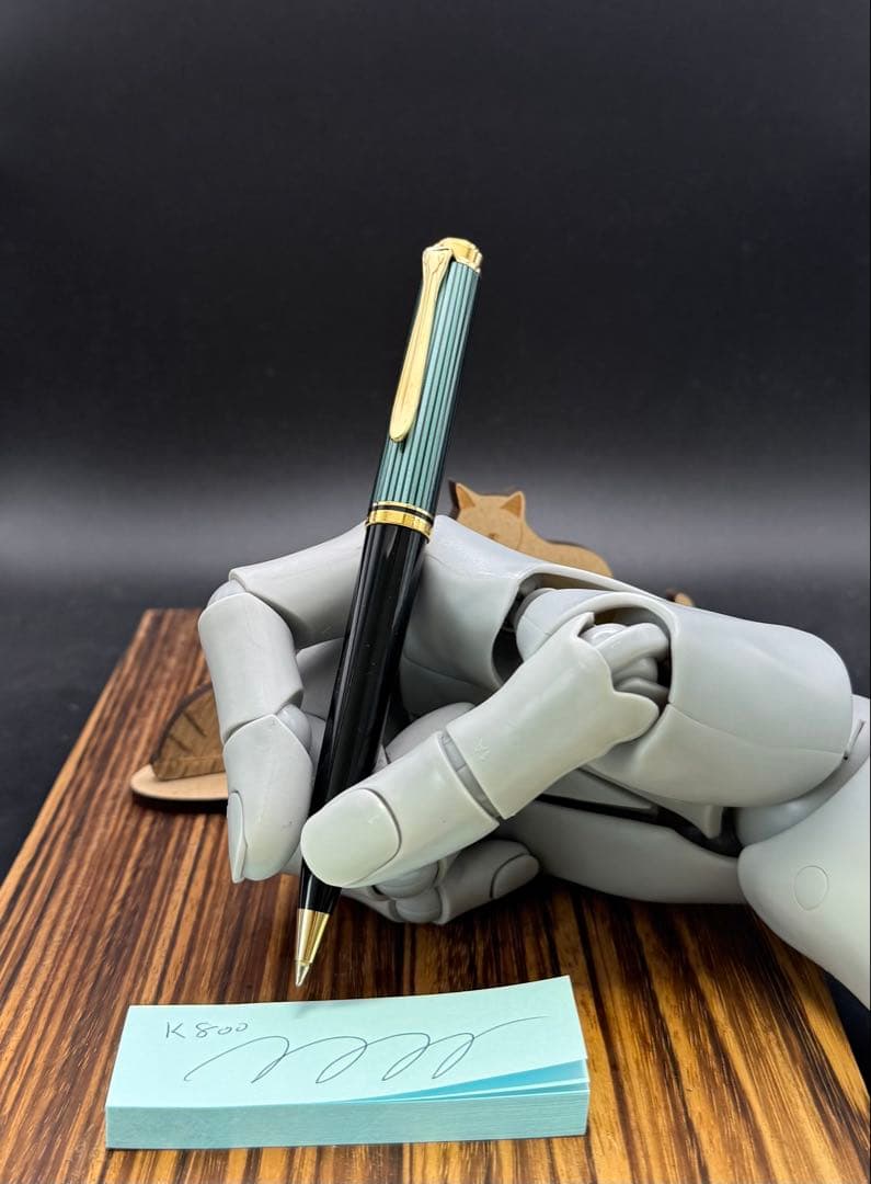 PELIKAN ボールペン K800 緑縞