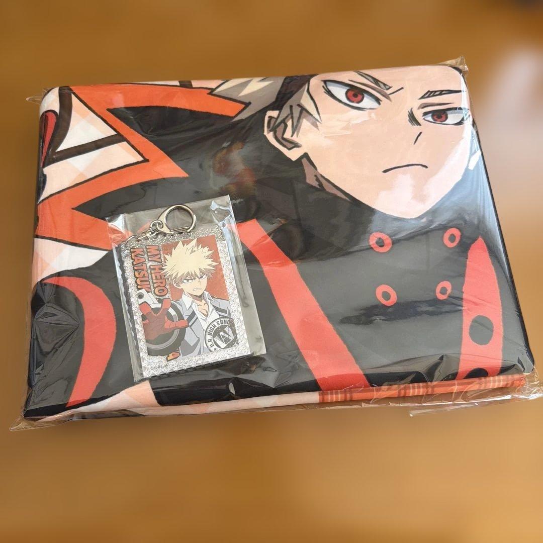 ヒロアカ　オープンスクール　SSR賞・A賞　タオル　アクリルキーホルダー　爆豪