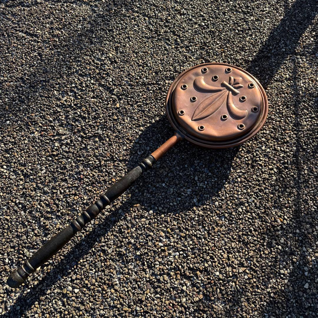 フランス アンティーク ヴィンテージ ブロンズ製 ベッドウォーマー