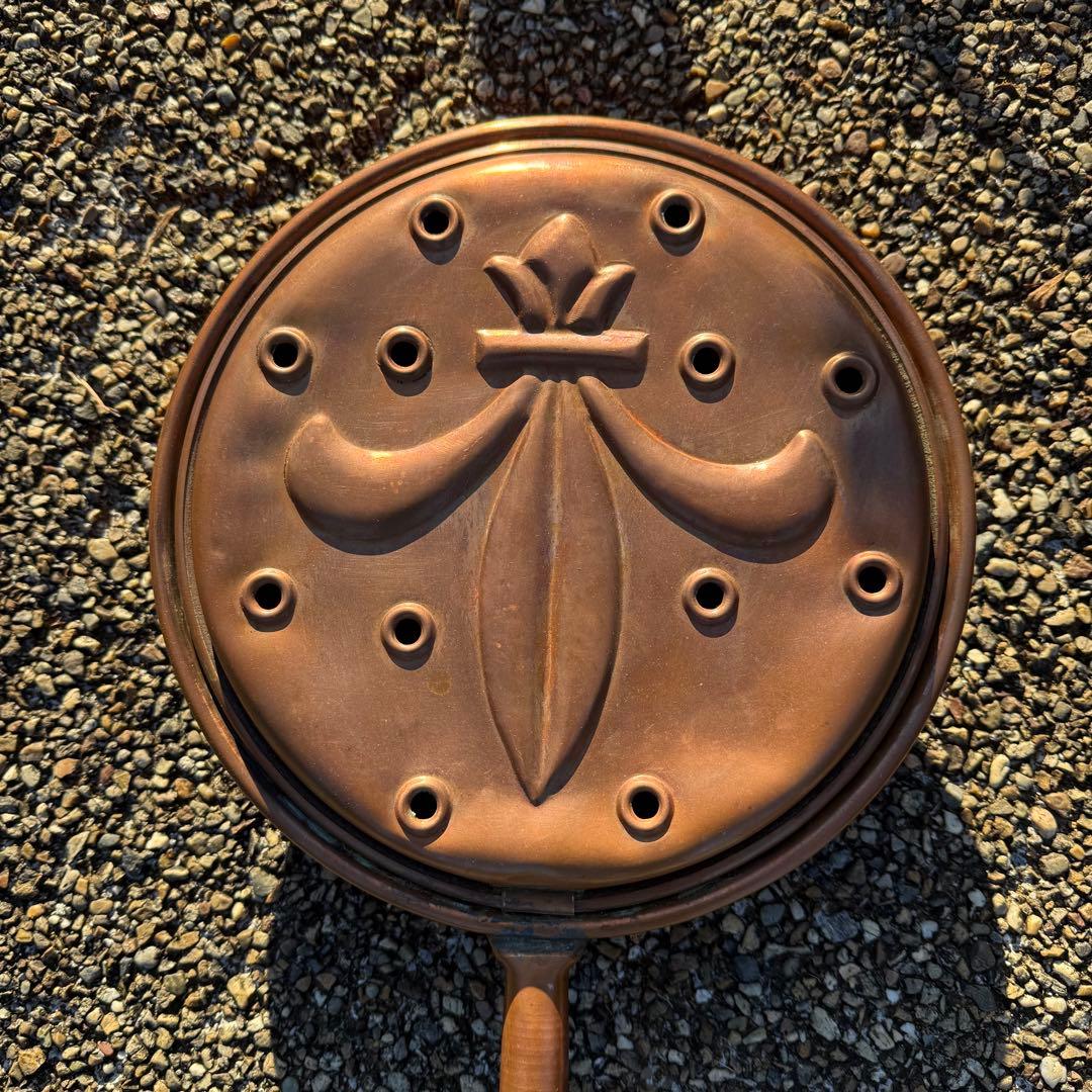 フランス アンティーク ヴィンテージ ブロンズ製 ベッドウォーマー