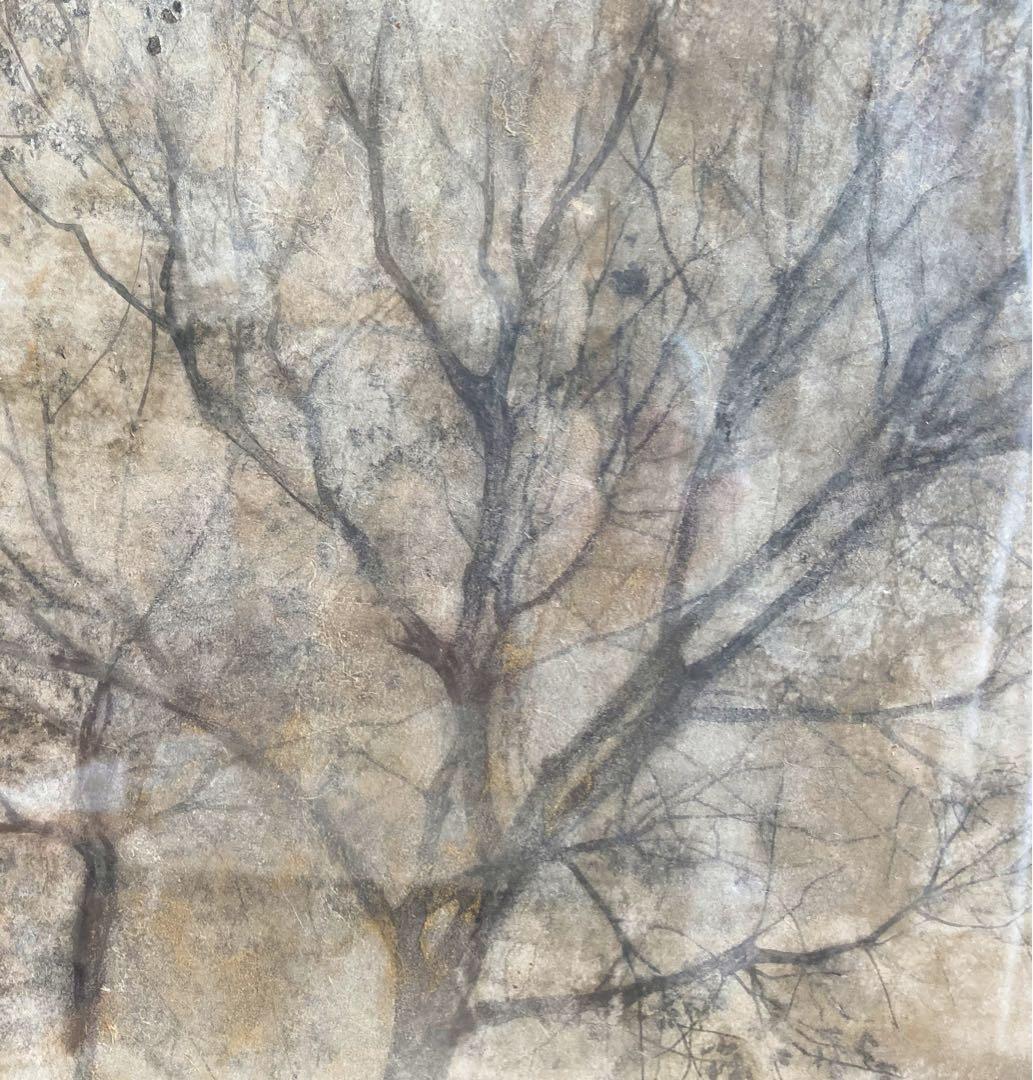 大橋拓子「記憶の風景」 額装● 日本画作品 人の内面を描き出してます●