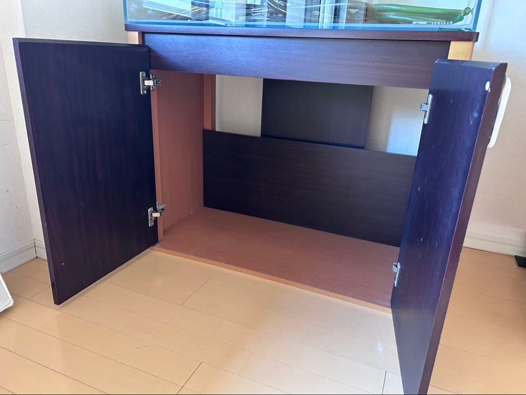 LEDライト付き水槽台・キャビネット　kahara