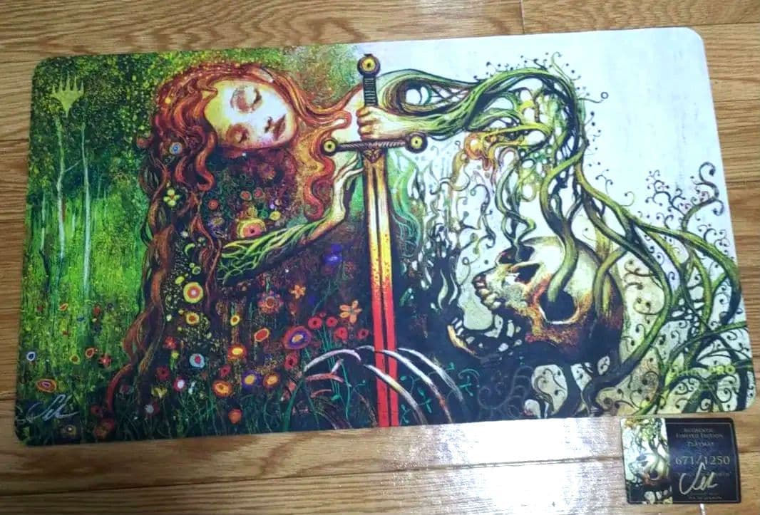 復讐に燃えた再誕 プレイマット Seb McKinnon サインド MTG