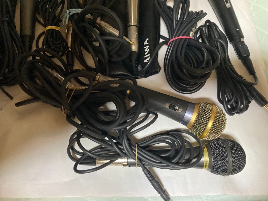 訳あり ジャンク品 まとめ売り ダイナミックマイクロフォン