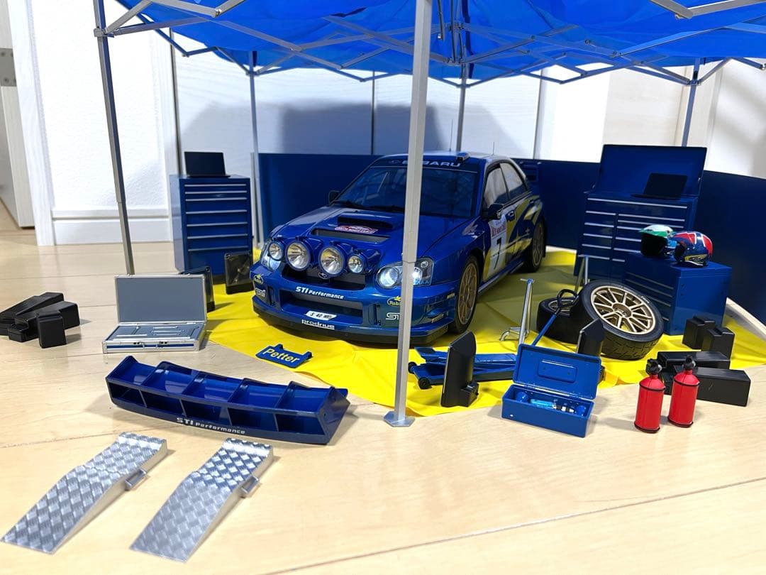 【完成品】1/8 アシェット 週刊 スバル インプレッサをつくる