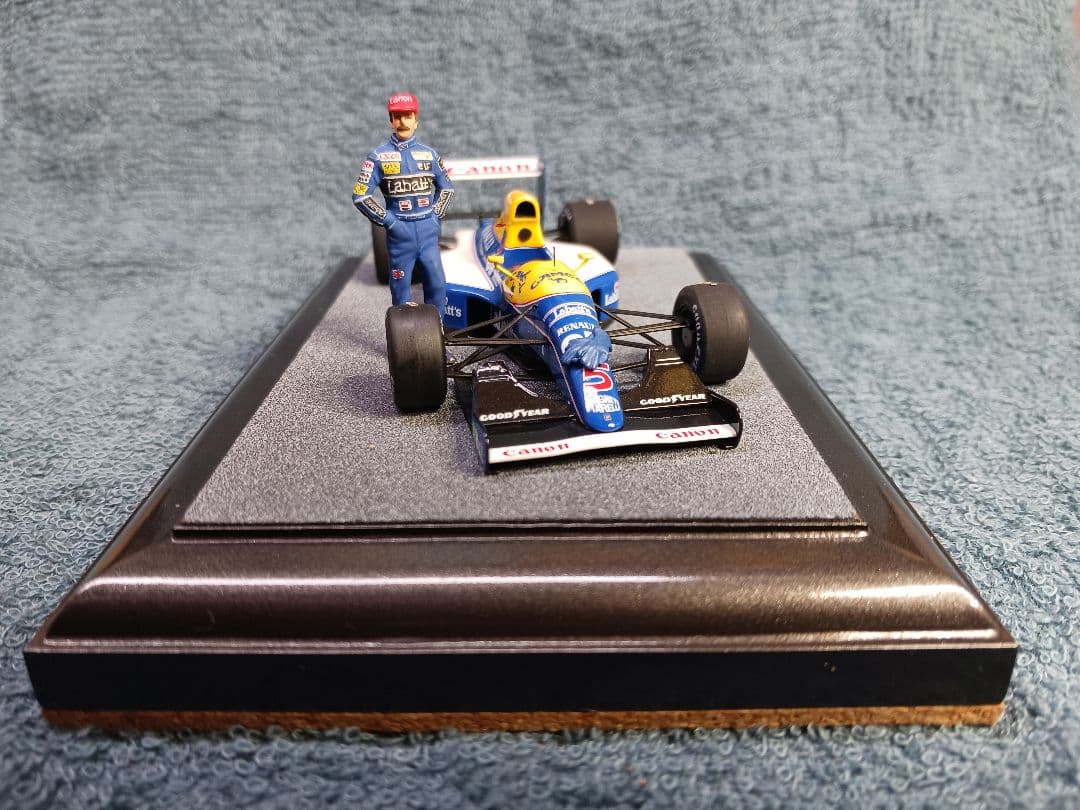 タメオ製1/43 ウイリアムズFW14キット完成品(ナイジェル・マンセル)