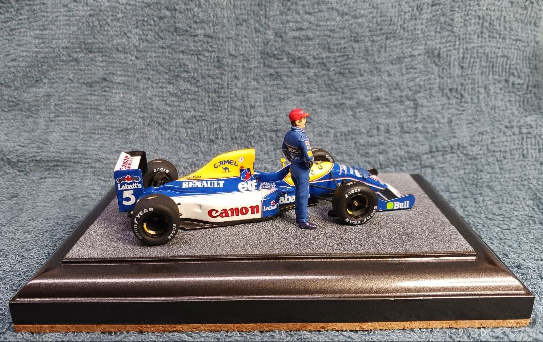 タメオ製1/43 ウイリアムズFW14キット完成品(ナイジェル・マンセル)