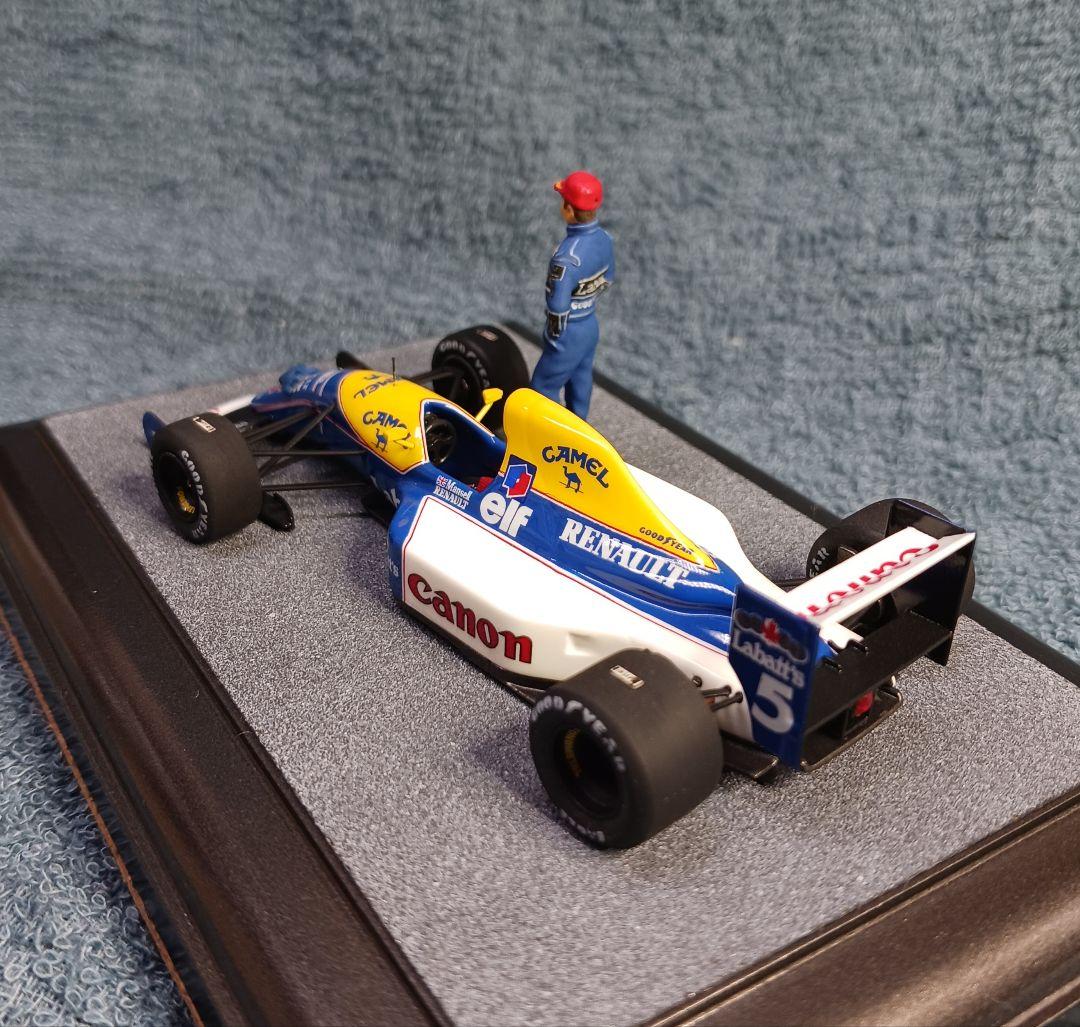 タメオ製1/43 ウイリアムズFW14キット完成品(ナイジェル・マンセル)