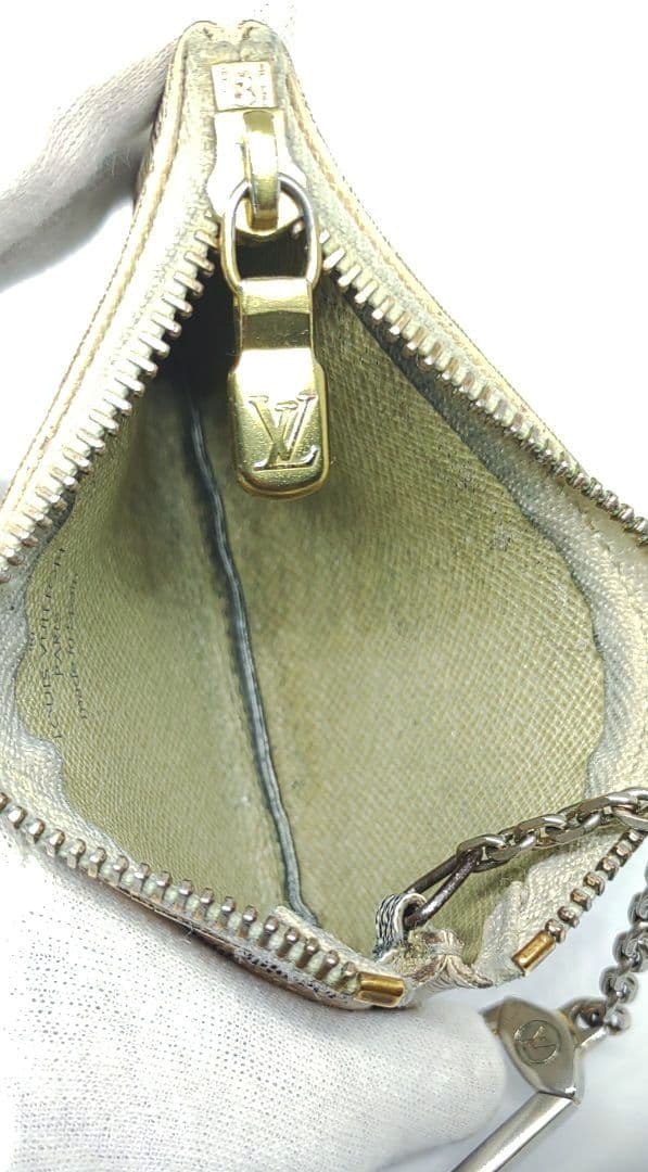 ルイヴィトン ダミエ アズール ポシェットクレ ケース