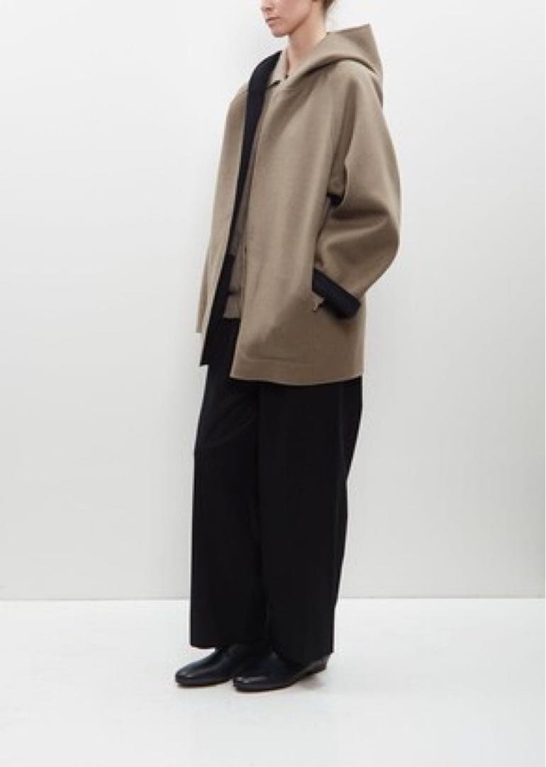 美品タグ付きstein Reversible Hooded Half Coat