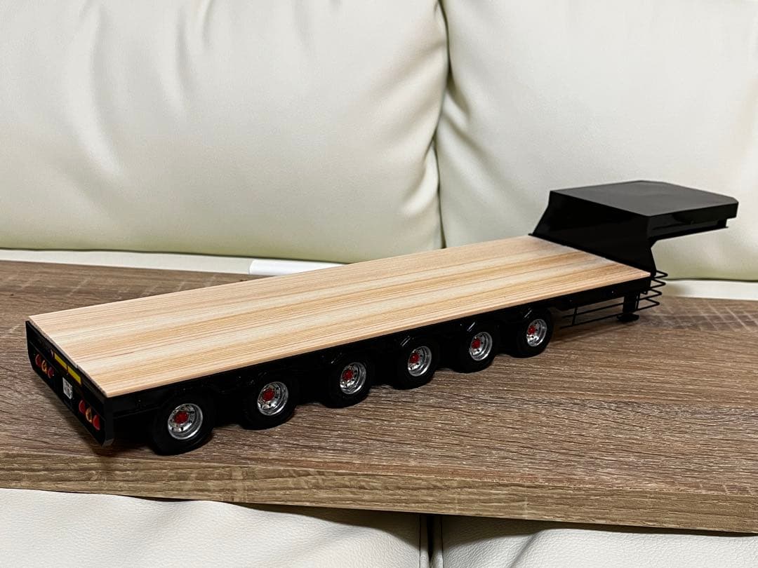 1/32 6軸トレーラー　舵切り　重量物運搬