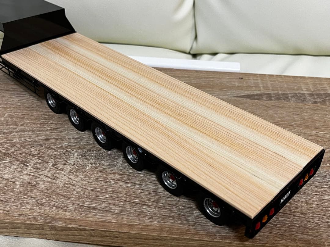 1/32 6軸トレーラー　舵切り　重量物運搬