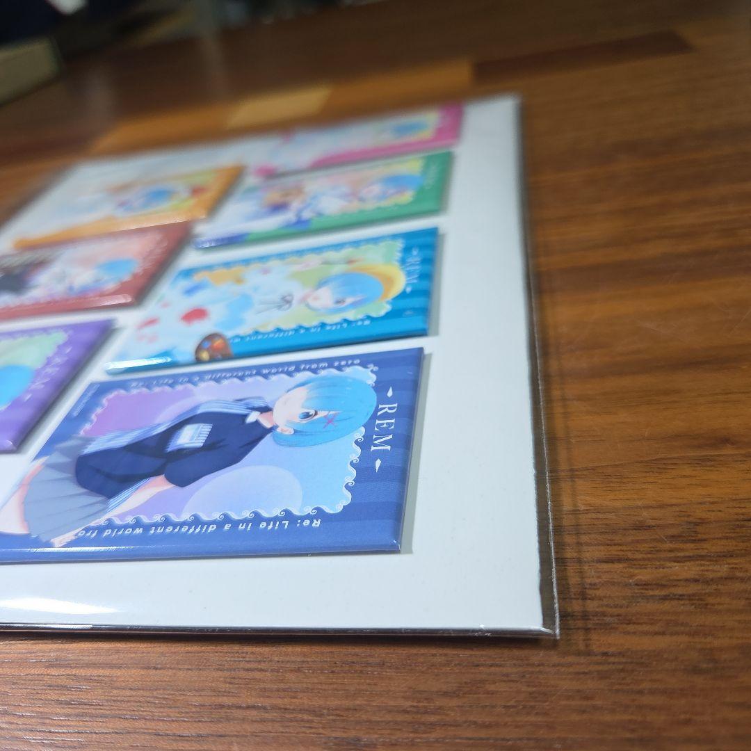 スクエア缶バッジセット Re:ゼロから始める異世界生活 Loppi・HMV限定