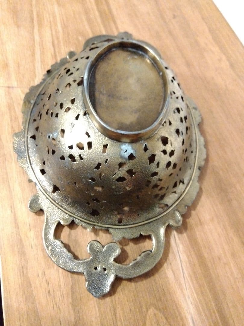 アンティーク調バスケット コルベイユ 籠 金属