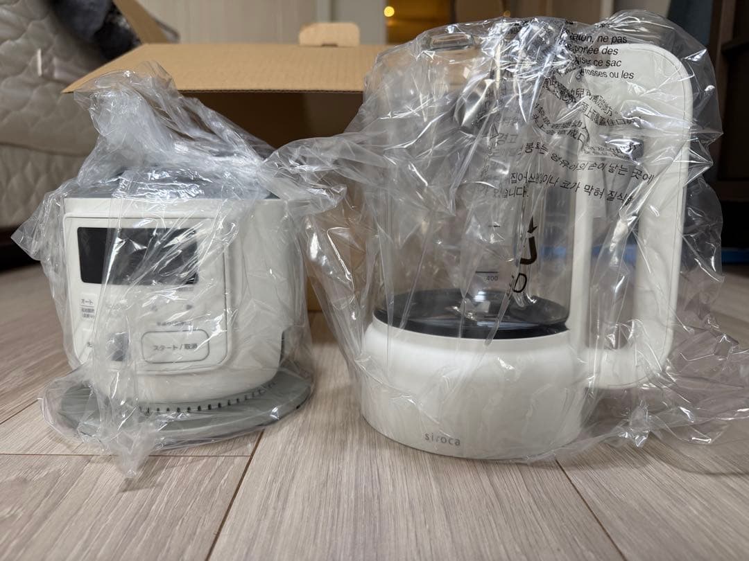 新品・未使用　siroca ヒーター機能付きブレンダー