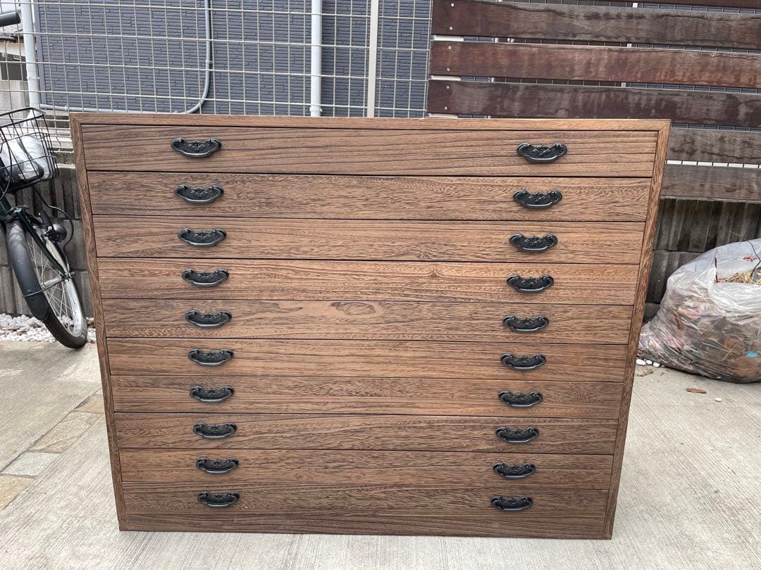 ③桐箪笥 タンス 10段