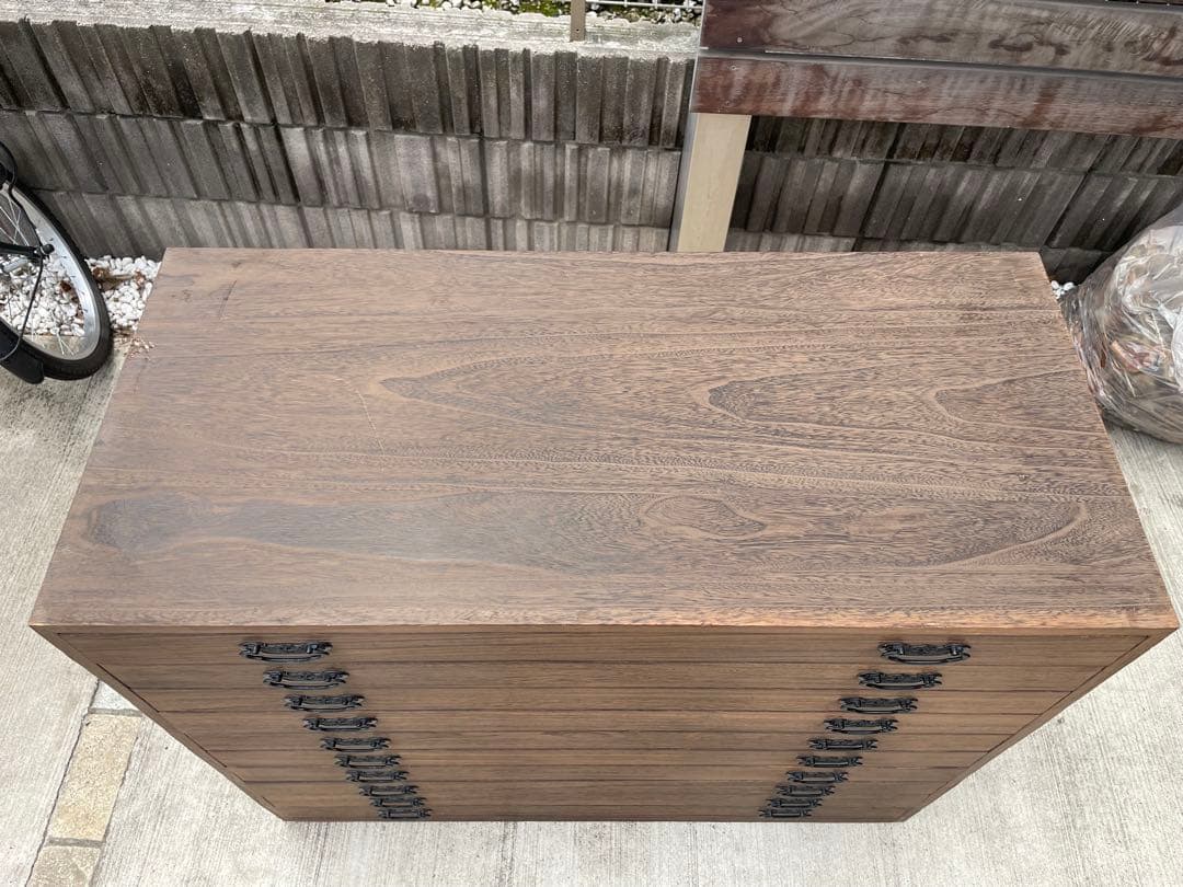 ③桐箪笥 タンス 10段