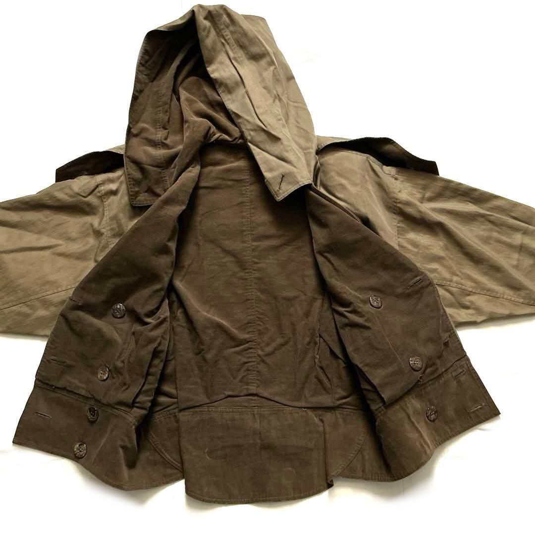 TAKEZOタケゾー日本製リバーシブル変形ブルゾンドルマンカーキボンバーダブル