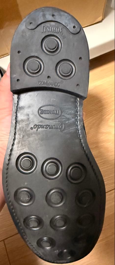 Sanders Military Derby Shoe GB 7 ブラック