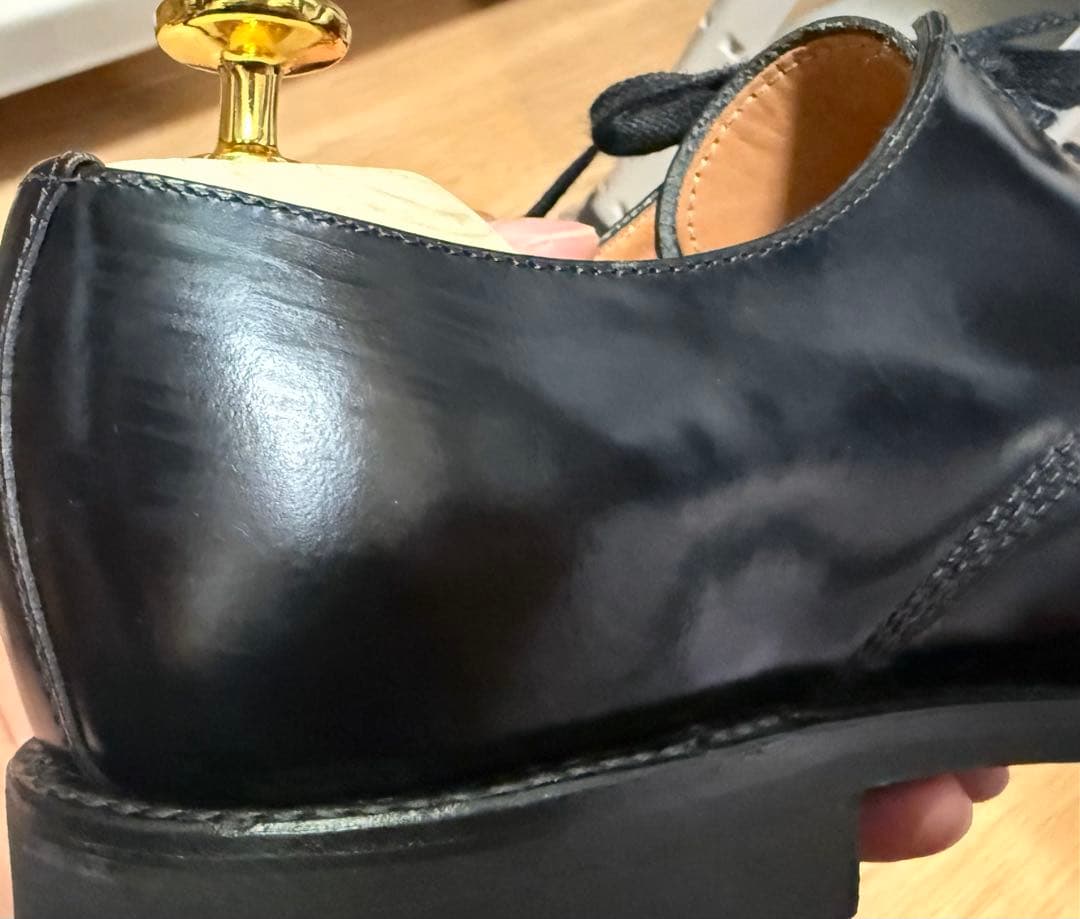 Sanders Military Derby Shoe GB 7 ブラック