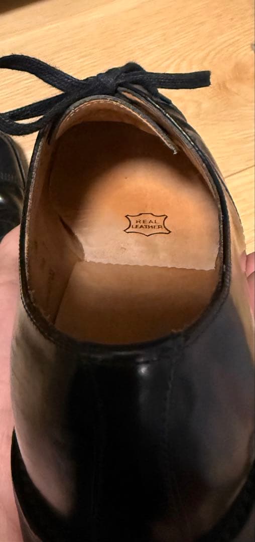 Sanders Military Derby Shoe GB 7 ブラック