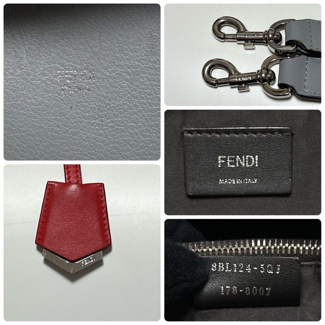 s81【美品】保存袋付　フェンディバイザウェイ　ミディアム　2wayショルダー.