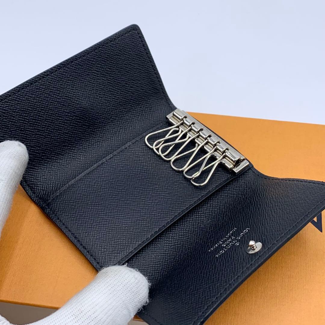【超美品】ルイヴィトン　キーケース　グラフィット　グレー　6連