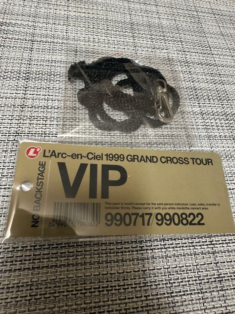 VIPパス GRAND CROSS 99 ラルク L'Arc