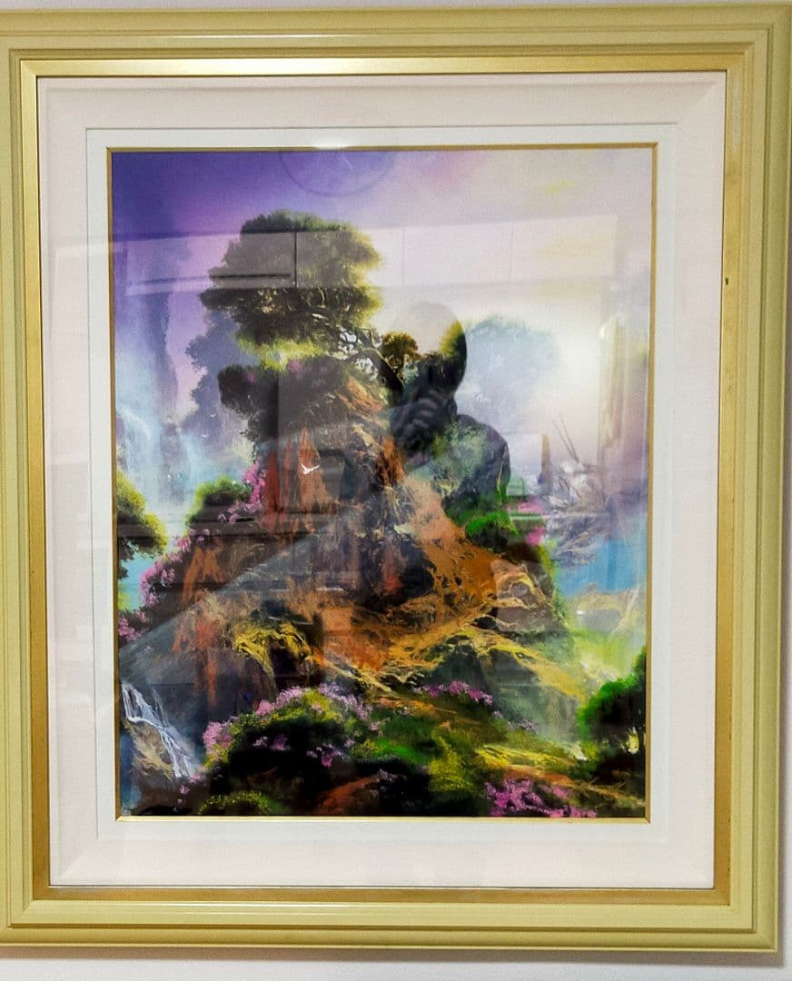 【サイン入り】デイル・ターブッシュ作　生命の息吹　Dale TerBush絵画